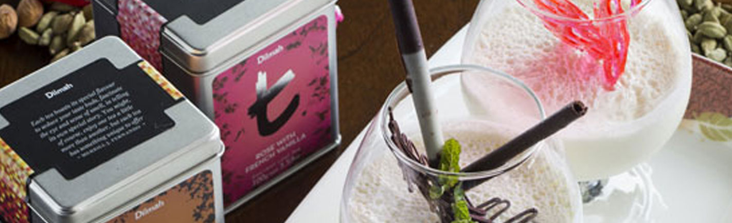 Various Dilmah T Series Tea Packs and Tea Inspired Desserts 