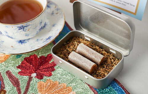 Nanyang Polytechnic - Smoked Coconut Candy with Calming Chamomile Lavendar Orange Tea