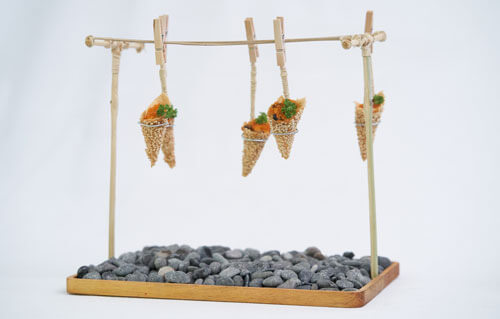 Hilton Hotel Bandung - Tea Inspired Food Item - Cone Hilton Hotel Bandung - Tea Inspired Food Item - Cone