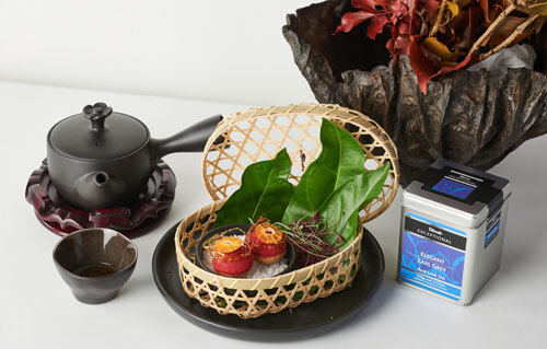 At-Sunrice - Elegant Earl Grey Tea with Earl Grey Pate Choux with Sugar Next At-Sunrice - Elegant Earl Grey Tea with Earl Grey Pate Choux with Sugar Next