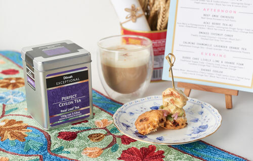 Nanyang Polytechnic - Prawn Green Chili Sambal Scones with Spiced Milk Chai Nanyang Polytechnic - Prawn Green Chili Sambal Scones with Spiced Milk Chai