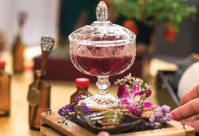 Glass of Tea Inspired Drink Resembles Harmony Theme 