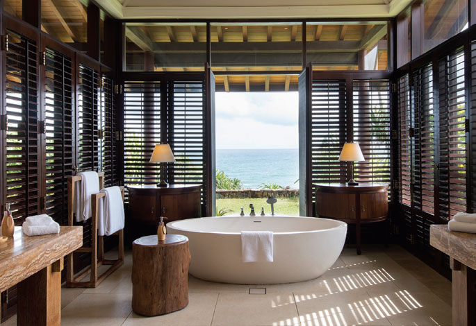 Hotel Cape Weligama view from Inside Inside view of the Luxury Hotel Cape Weligama