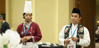 Septian ( Bartender) & Yuri (chef)<br> Le Meridien Jakarta