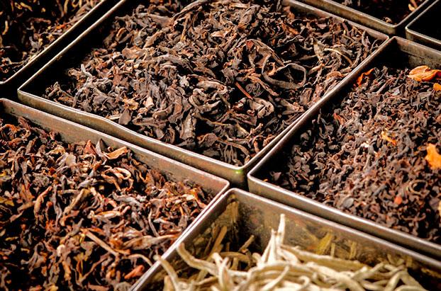 Tea Leaves that Have Been Dried