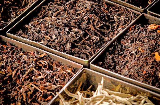 Dried Tea Leaves Tea Leaves that Have Been Dried