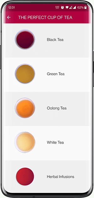 App - Tea Type